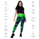I'm's Me (The Finger) Crossover Leggings with pockets