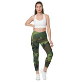 I'm's The Pink in This Camo World Crossover Leggings with pockets