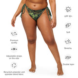 I'm's The Pink in This Camo World Recycled String Bikini Bottom