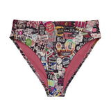 I'm's A Rebel Recycled High-Waisted Bikini Bottom