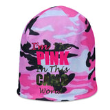 I'm's The Pink in This Camo World Beanie