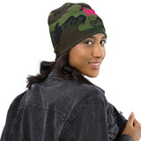 I'm's The Pink in This Camo World Beanie