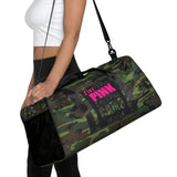 I'm's The Pink in This Camo World Duffle bag