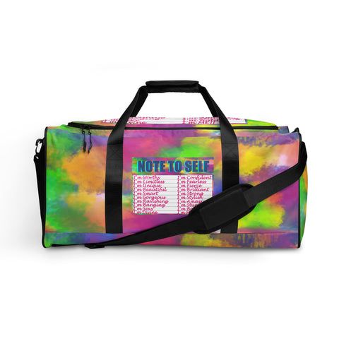 I'm's Note To Self Duffle bag