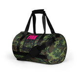 I'm's The Pink in This Camo World Gym Bag