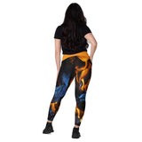 I'm's On Fire Crossover Leggings with pockets