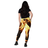 I'm's Hot Crossover Leggings with pockets