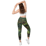 I'm's The Pink in This Camo World Crossover Leggings with pockets