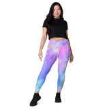 I'm's Unique Crossover Leggings with pockets