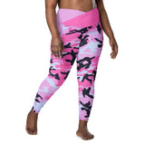 I'm's The Pink in This Camo World Crossover Leggings with pockets