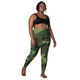 I'm's The Pink in This Camo World Crossover Leggings with pockets