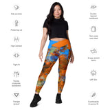 I'm's 100% That Biatch Crossover Leggings with pockets