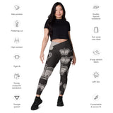 I'm's Curvy Queen Crossover Leggings with pockets