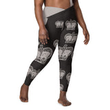 I'm's Curvy Queen Crossover Leggings with pockets