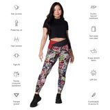 I'm's A Rebel Crossover Leggings with pockets