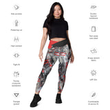 I'm's Embrace Yourself Crossover Leggings with pockets