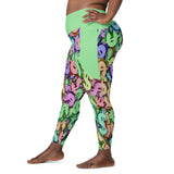 I'm's Color Of Money Crossover Leggings with pockets