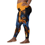 I'm's On Fire Crossover Leggings with pockets