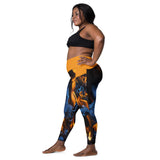 I'm's On Fire Crossover Leggings with pockets