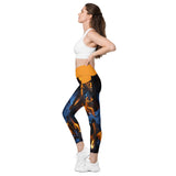 I'm's On Fire Crossover Leggings with pockets