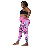 I'm's The Pink in This Camo World Crossover Leggings with pockets