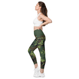 I'm's The Pink in This Camo World Crossover Leggings with pockets