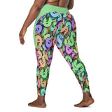 I'm's Color Of Money Crossover Leggings with pockets