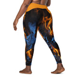 I'm's On Fire Crossover Leggings with pockets