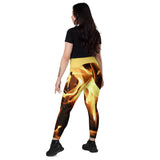 I'm's Hot Crossover Leggings with pockets