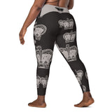 I'm's Curvy Queen Crossover Leggings with pockets