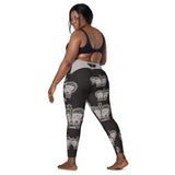 I'm's Curvy Queen Crossover Leggings with pockets