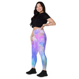 I'm's Unique Crossover Leggings with pockets