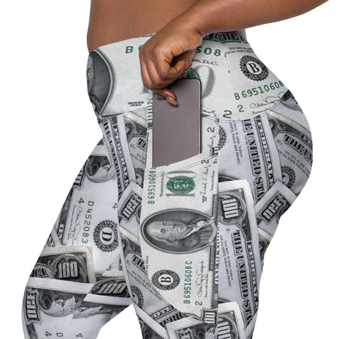 I'm's Sooo Money Crossover Leggings with pockets