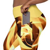 I'm's Hot Crossover Leggings with pockets