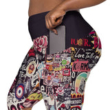 I'm's A Rebel Crossover Leggings with pockets