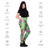 I'm's Color Of Money Crossover Leggings with pockets