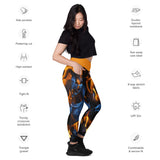 I'm's On Fire Crossover Leggings with pockets