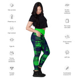 I'm's Me (The Finger) Crossover Leggings with pockets