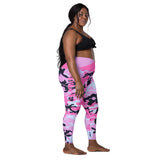 I'm's The Pink in This Camo World Crossover Leggings with pockets