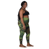 I'm's The Pink in This Camo World Crossover Leggings with pockets