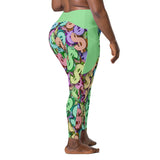 I'm's Color Of Money Crossover Leggings with pockets