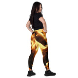 I'm's Hot Crossover Leggings with pockets