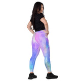 I'm's Unique Crossover Leggings with pockets