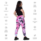 I'm's The Pink in This Camo World Crossover Leggings with pockets