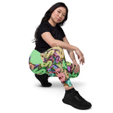 I'm's Color Of Money Crossover Leggings with pockets