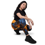 I'm's On Fire Crossover Leggings with pockets