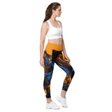 I'm's On Fire Crossover Leggings with pockets