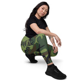 I'm's The Pink in This Camo World Crossover Leggings with pockets