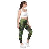 I'm's The Pink in This Camo World Crossover Leggings with pockets