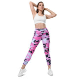 I'm's The Pink in This Camo World Leggings with pockets